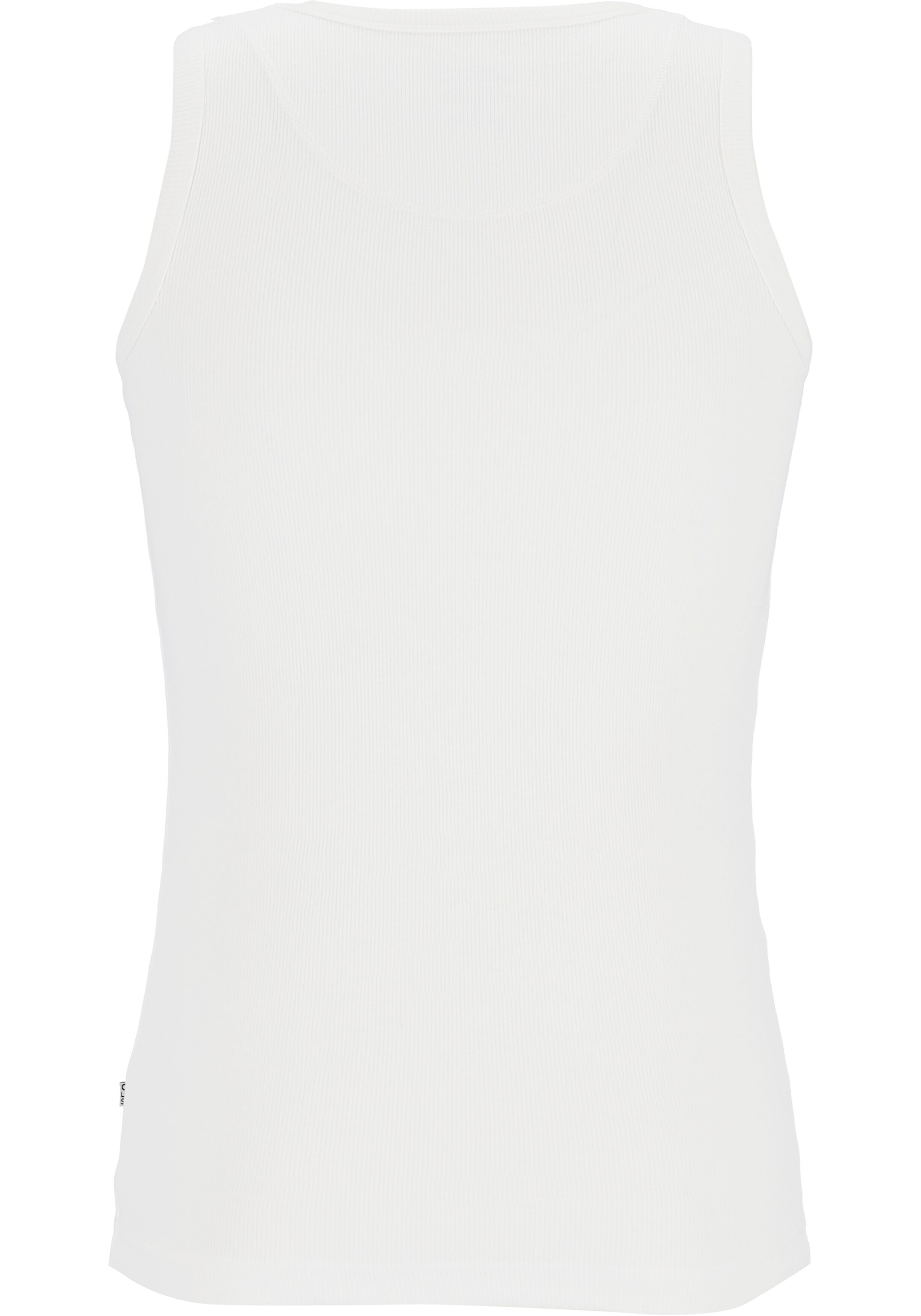 Claesen's Basics singlets (2-pack), heren rib ondershirts, wit